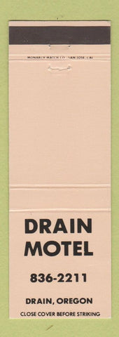 Matchbook Cover - Drain Motel Drain OR