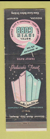 Matchbook Cover - Hotel Irvin Cobb Paducah KY