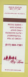 Matchbook Cover - Bay Lanes bowling Bay City MI