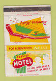 Matchbook Cover - Dunkirk Motel NY WEAR 40 Strike
