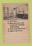 Matchbook Cover - Dunkirk Motel NY WEAR 40 Strike