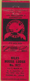 Matchbook Cover - Matchbook Cover Moose Lodge Niles OH