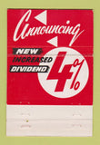 Matchbook Cover - 1st Corporate Bank Bay City MI? 40 Strike