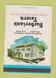Matchbook Cover - Barberian's Tavern Toronto ON 40 Strike