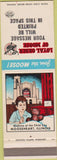 Matchbook Cover - Matchbook Cover Moose Lodge Salesman's Sample YOUR IMPRINT