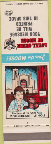 Matchbook Cover - Matchbook Cover Moose Lodge Salesman's Sample YOUR IMPRINT
