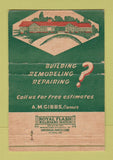 Matchbook Cover - Cash and Carry Lumber Chattanooga TN 40 Strike