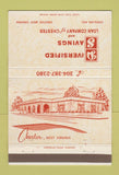 Matchbook Cover - Diversified Savings Chester WV 40 Strike