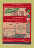 Matchbook Cover - Hastings Alumitile Metal Tile Hastings MI 40 Strike