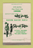 Matchbook Cover - Rough Rider Clothes Hexom's Roseville Square WEAR 40 Strike
