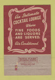 Matchbook Cover - The Baroque Chicago IL 40 Strike