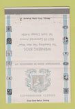 Matchbook Cover - Kuppenheimer Men's Clothes Weinberg Chicago IL 40 Strike