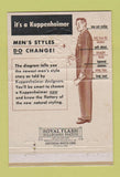 Matchbook Cover - Kuppenheimer Men's Clothes Weinberg Chicago IL 40 Strike