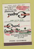 Matchbook Cover - Motel Capri Jacksonville FL 40 Stick