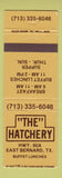 Matchbook Cover - The Hatchery East Bernard TX