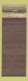 Matchbook Cover - Syracuse Barge Restaurant Marriott Syracuse NY?