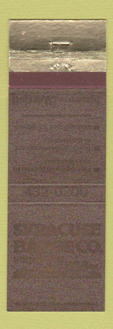 Matchbook Cover - Syracuse Barge Restaurant Marriott Syracuse NY?