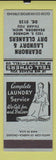 Matchbook Cover - Dearborn Laundry Dry Cleaners Dearborn MI