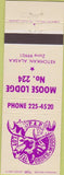 Matchbook Cover - Matchbook Cover Moose Lodge Ketchikan AK
