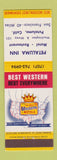 Matchbook Cover - Best Western Petaluma Inn CA