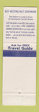 Matchbook Cover - Best Western Petaluma Inn CA
