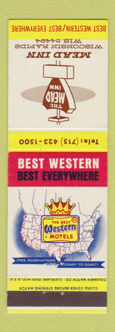 Matchbook Cover - Best Western The Mead Inn Wisconsin Rapids WI