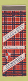 Matchbook Cover - Cameron Cleaners Flint MI