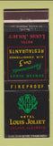 Matchbook Cover - Hotel Louis Joliet IL
