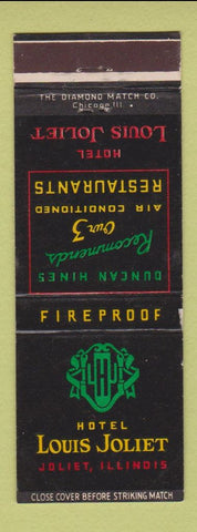 Matchbook Cover - Hotel Louis Joliet IL