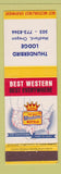 Matchbook Cover - Thunderbird Lodge Medford OR Best Western