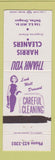 Matchbook Cover - Harris Cleaners Dallas OR