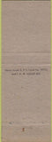 Matchbook Cover - Matchbook Cover Moose Lodge Sitka AK