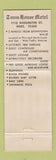 Matchbook Cover - Town House Motel Waco TX WEAR