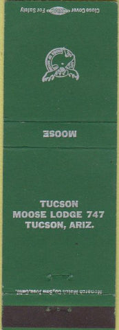 Matchbook Cover - Matchbook Cover Moose Lodge Tucson AZ