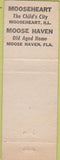 Matchbook Cover - Matchbook Cover Moose Lodge Tucson AZ