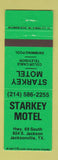 Matchbook Cover - Starkey Motel Jacksonville TX