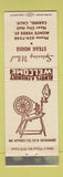 Matchbook Cover - Spinning Wheel Steak House Carmel CA