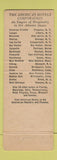 Matchbook Cover - Beaver Room Penn Beaver Hotel Rochester PA