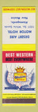 Matchbook Cover - Best Western Desert Aire Alamogordo NM