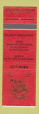 Matchbook Cover - Golden Dragon Chinese Restaurant