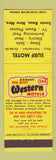 Matchbook Cover - Surf Motel Best Western Santa Rosa NM WEAR
