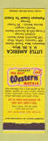 Matchbook Cover - Little America WY Best Western