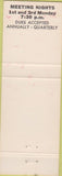 Matchbook Cover - Matchbook Cover Moose Lodge Ajo AZ
