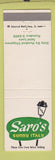 Matchbook Cover - Saro's Sunny Italy St Louis MO