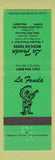 Matchbook Cover - La Fonda Mexican Food Tempe AZ WEAR
