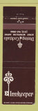 Matchbook Cover - Innkeeper Restaurant Detroit MI airport