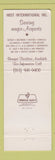 Matchbook Cover - Innkeeper Restaurant Detroit MI airport