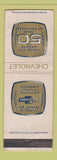Matchbook Cover - Chevrolet 50 Years WORN