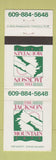 Matchbook Cover - Jackson Mountain Cafe  NJ