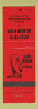 Matchbook Cover - Coffee's Boilin Pot Madisonville LA